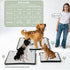 HQ4US 4LEGS 33''x23'' Large Portable Dog Pee Pads Holder for Travel, Puppy Pad Holder Foldable Liner Base Training Pad