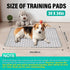 ,30"X34", 2 Packs FUWERY Washable Pee Pads for Dogs Thick Heavy Absorbency Reusable, Prevent Leakage, Non-Slip Pee Pads