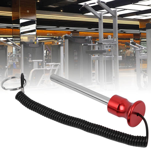 Magnetic Weight Pin, 5.5inch with Pull Rope for Strength Training Fitness Equipment Accessories for Weight Stack