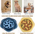 Slow Feeder Dog Bowl,Anti Gulping Healthy Eating Interactive Bloat Stop Fun Alternative Dog Slow Food Feeding Pet Bowl,