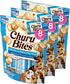 INABA Churu Bites for Dogs, Grain-Free, Soft/Chewy Baked Chicken Wrapped Churu Filled