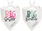 Realeaf Big Brother Big Sister Dog Bandanas Pet Scarf for Medium and