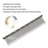 Pet Comb Dog Grooming Tool with Long and Short Teeth for Comfortable Pet Hair Removal, Black