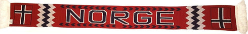 Norge Norway Soccer Knit Scarf
