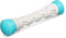 Messy Mutts Totally Pooched Chew n' Squeak Stick, Small 8.5” Durable TPR Dog Toy with Squeaker, Grey/Teal