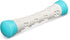 Messy Mutts Totally Pooched Chew n' Squeak Stick, Small 8.5” Durable TPR Dog Toy with Squeaker, Grey/Teal