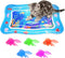 Aoioploa Cat Water Mat - Interactive Cat Toys Upgraded Thickened 0.7mm PVC Cooling
