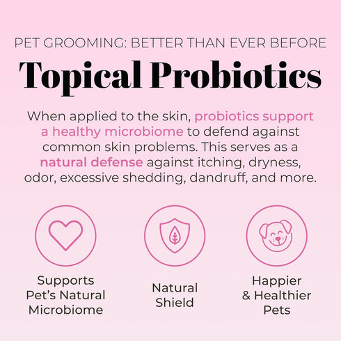 Skout's Honor Probiotic Pet Shampoo & Conditioner 16oz with Avocado Oil & Omega-3s, 97% Natural, Cruelty-Free