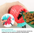 Guardians Dog Chew Toy with Suction Cup for Aggressive Chewers, Food Dispensing Ball for Small Medium Dogs