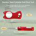 Skylety 4 Pieces Stainless Steel Golf Divot Repair Tool with Magnetic Button Ball Marker, Foldable Switchblade