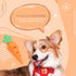 balacoo Food Dispensing Chew Toy for Dogs Interactive Carrot Shape Biting Plaything for Puppies Encourages Chewing