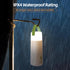 LED Camping Lantern by Dawnrise, Up to 350 Hours Rechargeable Light, 4 Modes Outdoor Flashlight Lantern with Red Light,