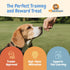 K9warehouse Packed Beef Lung Dog Treats - Two Pounds - Dehydrated & Roasted Tips - All Natural Dried Treats for Dogs