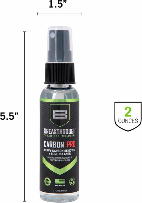 2oz Breakthrough Clean Technologies Clean Heavy Carbon Remover - Gun Barrel and Bore Cleaner - All Purpose Degreaser