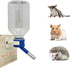 Choco Nose Mini No-Drip Water Bottle/Feeder - 10.2oz for Small Pets, Blue (C125)