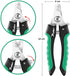 Candure Professional Dog Nail Clippers with Safety Lock, Suitable for Cats, Rabbits, and Guinea Pigs (Green, Medium to