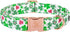 Elegant little tail Green Clover Dog Collar, St Patrick's Day Holiday Pet Collar, Adjustable Cute Puppy Collar for