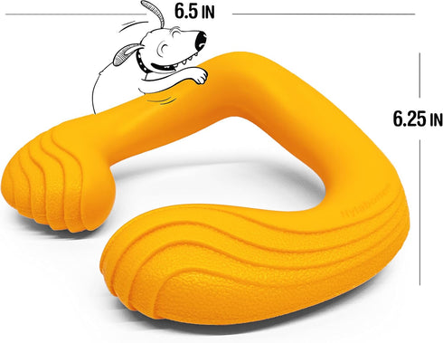 Nylabone C-Shuu Interactive Dog Toy, Lightweight Squishy Chase Toy for Creative Play & Dog Exercise