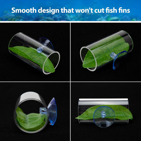 1 Pack Betta Fish Acrylic Tube Tunnel - Simulating Natural Habitat for Betta Spawning Grounds