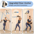 Hommie Portable Pilates Bar Kit with Resistance Bands for Men and Women, Upgraded 3 Section Bar for Home Gym