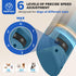 6-Speed Trimmer Set) PAPIFFEED Dog Nail Grinder, Quiet Electric Nail with Dual LED Light, Rechargeable for Small Medium