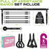 Pilates Bar Kit with Resistance Bands, Multifunctional Heavy-Duty Bar for Women & Men, Home Equipment for Workouts