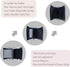 CADONO 1 Pack 3 Reusable Dog Diapers Washable Male Belly Bands for Dogs, High Absorbing Male Dog Doggie Puppy Wraps