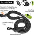 Dynmeow Reflective Dog Collar and Leash Set, 6FT Strong Climbing Rope Leash with Padded Handle for Medium Large Dogs