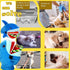 Squeaky Plush Dog Toy - Funny Stuffed Rope Toy for Small Medium Dogs, Cute Teething Chew Toy for Interactive Training