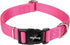 Hyhug Pets Classic Heavy Duty Collar - Solid Color Regular Collar for Large Medium Small Dogs, Candy Pink, Small