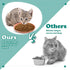 Gerrii 12 Pieces Shallow Cat Bowls, 6 Inch Wheat Straw Cat Food Dish for Kittens and Short Legged Cats