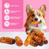 21.16 oz 14.1oz Chicken Duck Beef Meat Rolls Dog Treats & Chicken Wrapped Rawhide Sticks