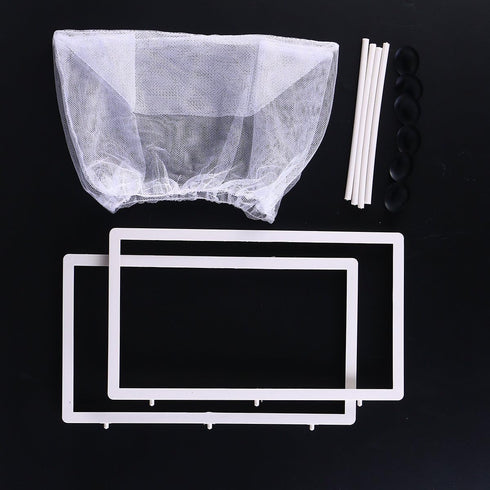 Large Breeder Net for Fish Tank, Fish Hatchery Separation Net Mesh with Suction Cup