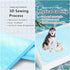 Pet Cooling Mat for Dogs, Dog Cooling Pad for Kennels, Crates, Cars, Indoor & Outdoor Ice Silk Mat (Blue, XL 40"x28")