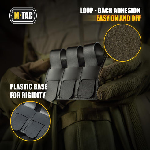 M-Tac Loop Tactical Morale Patches Board, Molle Attachment 4.5 x 3.5 (Olive)