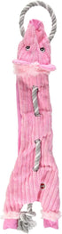 SPOT Skinneeez Barnyard Tug Dog Toy, 23 Inch, Stuffing-Free, Rope Design for Strong Chewers, Squeaker & Crinkle