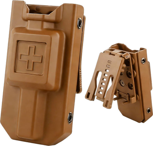 JUNESEAKER 7 Tourniquet Holder, Tactical Tourniquet Holder with Upgraded Locking Clip Tourniquet Holster Tourniquet