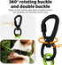 4/5/6 FT Chew Proof Dog Leashes, Heavy Duty Steel Cable Lead with Comfortable Handle for Large or Medium Dogs (6FT,