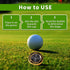 High Precision Golf Green Reader Funny Ball Marker Golf Putt Training Aid Bubble Level Golf Accessories Gifts for Men