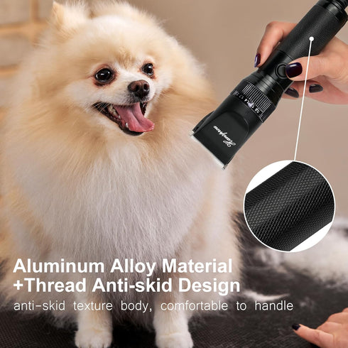 12V Trimmer Trimmer Dog Clippers for Grooming, Professional Dog ClippersHeavy Dutt Corded Pet Hair Pet for Thick Hair