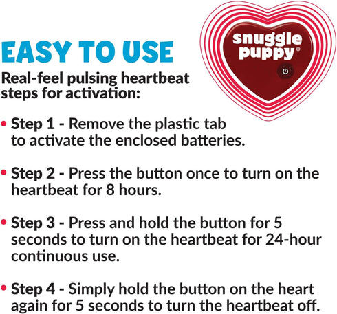 SmartPetLove Snuggle Puppy Heartbeat Stuffed Toy for Dogs | Pet Anxiety Relief and Calming Aid - Golden
