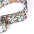 Heavy Duty Nylon Adjustable Martingale Dog Collar for Walking Training, Medium Large Dogs, Gold