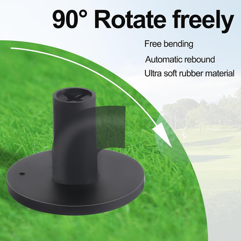 Generic Rubber Golf Tees for Mats Adjustable Height Golf Simulator Tees, Indoor Outdoor Practice, Non-Slip Golf Mat