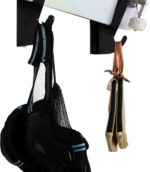 WANLIAN Skateboard Wall Mount Display Rack with Storage Hook