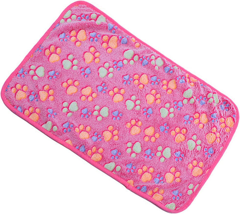 Pet Blanket for Small Cats & Dogs, Thick Sleep Mat, Soft Blanket for Dog Cat Puppy Kitten (S, Pink)
