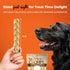 NutriChomps Dog Chews - 6-inch Braids, Rawhide-Free Dog Treats, Healthy Real Chicken, Peanut Butter and Milk flavors,