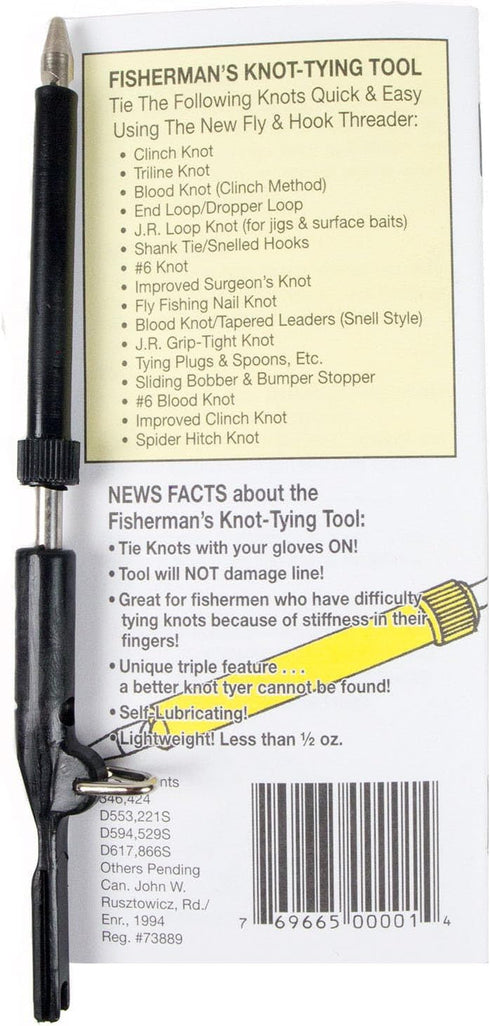 Lake Products Fly Fishing THREE-in-One Knot Tying Tool