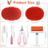 Set Trimmer Chinchilla Cat Grooming Kit with Pet Shedding Slicker Brush Nail Clipper Pet Massage Bath Glove Flea Comb