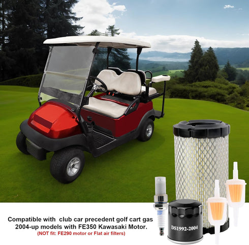 Roykaw Golf Cart Tune Up Kit for Club Car Precedent 2004-up Gas Models with FE350 Motor