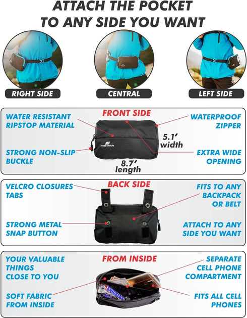 Sports Daypack Backpack, 10L Capacity, Lightweight for Day Hike with Extra Phone Pocket > WATER BLADDER NOT INCLUDED